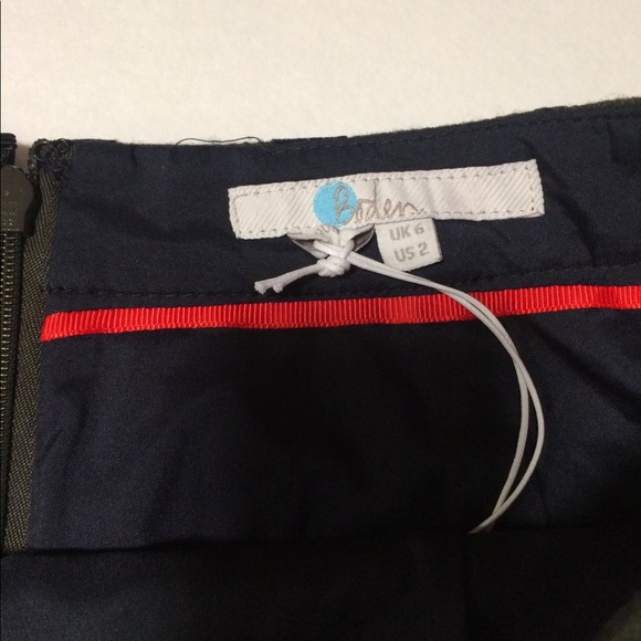 Boden pencil skirt NWOT Black and Gray Sz 2 - Picture 5 of 6